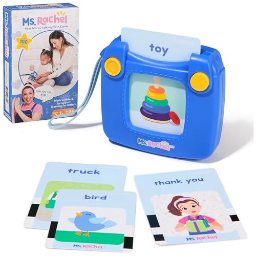 Ms. Rachel First Words Flash Cards, Electronic Card Reader, 100 Words Deal