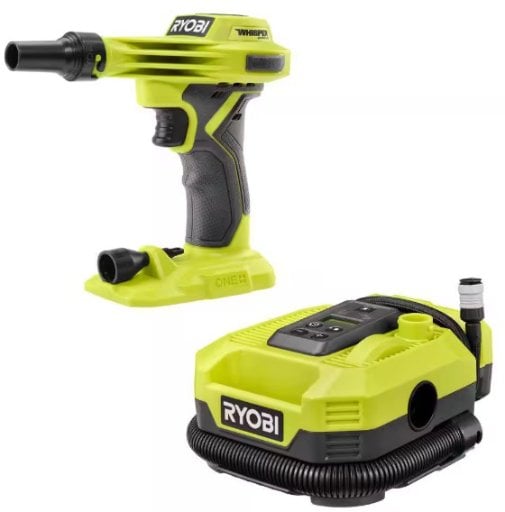 Ryobi ONE+ 18V Cordless High Volume Inflator with Dual Function Inflator (Tools Only)