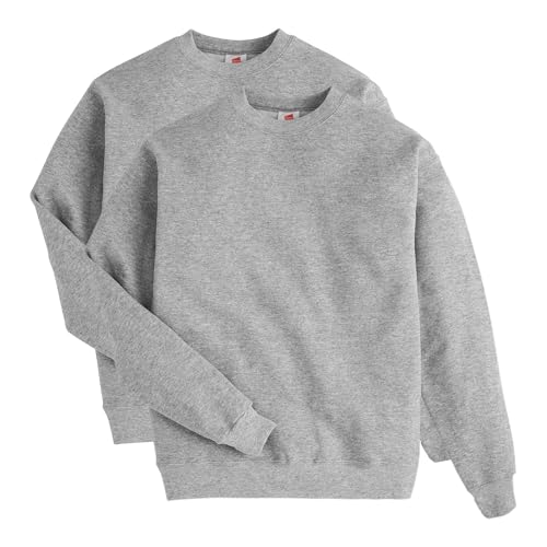 2-Pack Hanes Men's EcoSmart Fleece Sweatshirt Deal