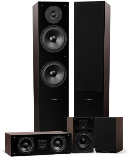 Fluance Elite High Definition Surround Sound Home Theater 5.0 Speaker System