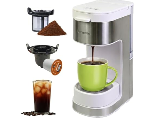 Kenmore Single Serve Coffee Maker Compatible with Keurig K-Cup Pods & Ground Coffee Deal