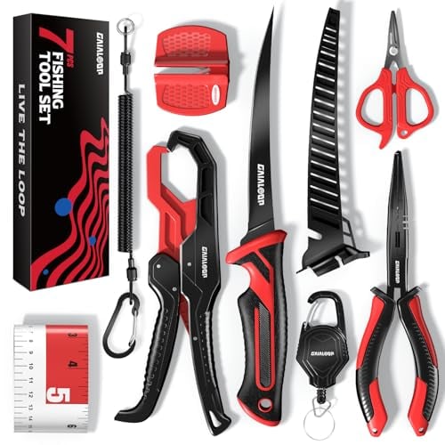 Gaialoop 7-Piece Fishing Tool Kit