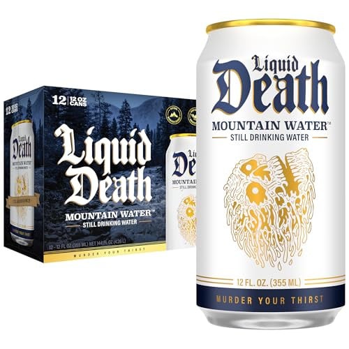 Liquid Death Still Mountain Water 12-Pack 12-Oz
