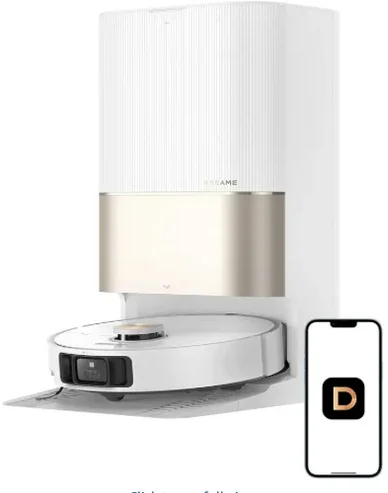 DREAME X40 Ultra Robot Vacuum w/ Liftable Mop, Auto-Empty & Auto-Refill Deal