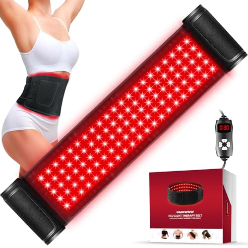 GMOWNW 4-Mode Red Light Therapy XL Belt Wrap w/ Timer Remote Control Deal