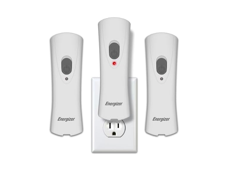 Energizer Weatheready Rechargeable LED Plug In Lights 3-Pack Deal