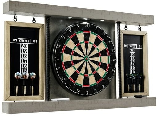 Prescott Bristle Dartboard Cabinet Set Official Size Deal