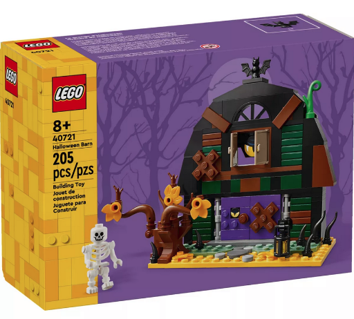 LEGO Halloween Barn Building Toy, 205 Pcs.