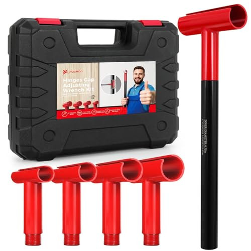 HolaYou Door Hinge Adjustment Tool Set w/ Hard Case
