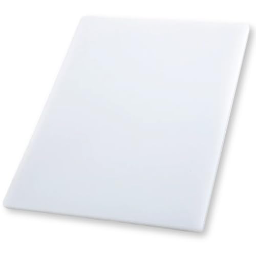 Winco CBWT-1218 Cutting Board 12 by 18 by 1/2-Inch, White