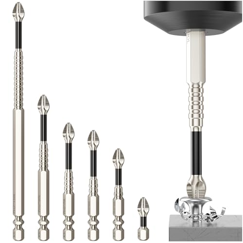 6-Piece HJKLIUT Magnetic Phillips Screwdriver Bit Set Deal