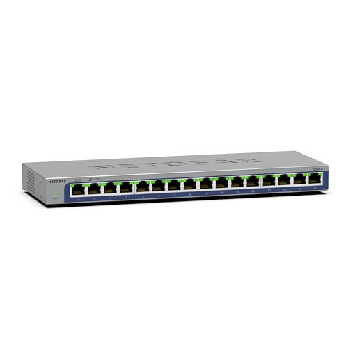 NETGEAR 16-Port Gigabit Ethernet Unmanaged Switch (GS316)