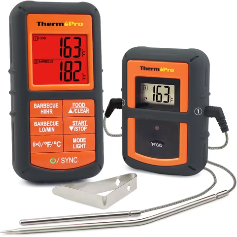 ThermoPro TP08 Dual Probe Wireless Remote Kitchen Cooking Meat Thermometer Deal
