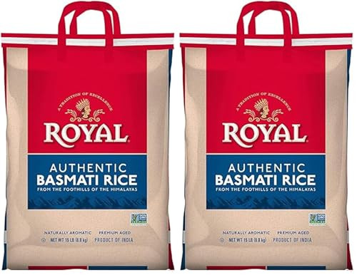 Authentic Royal Basmati White Rice 15 lbs (Pack of 2) Deal