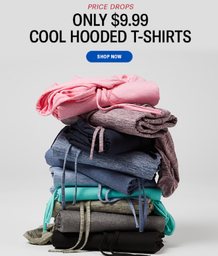 32 Degrees Cool Hooded T-Shirts