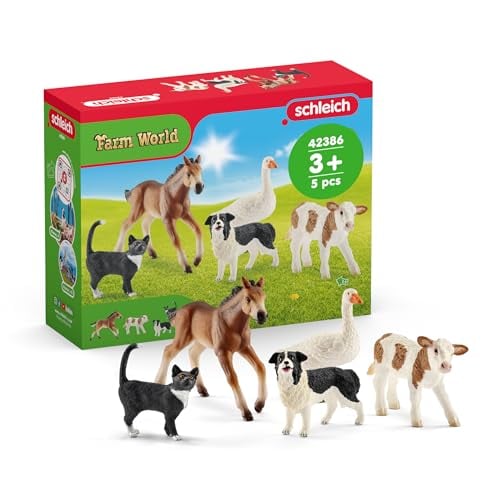 Schleich Farm World 5-Piece Farm Animal Playset