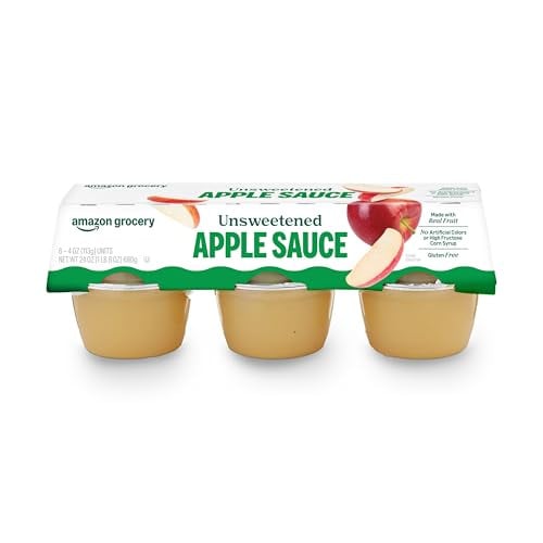 Amazon Grocery Unsweetened Apple Sauce 4 Oz 6-Pack Deal