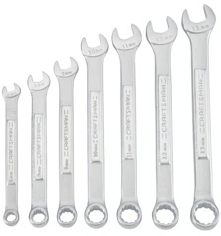 CRAFTSMAN 12 Point Metric Wrench Set 7 pc Deal