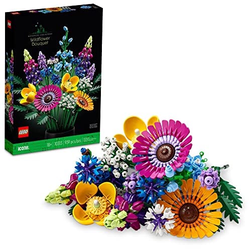 LEGO Icons Botanicals Wildflower Bouquet 939-Piece Set