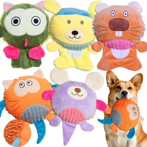 Squeaky Dog Toys 5-Pack