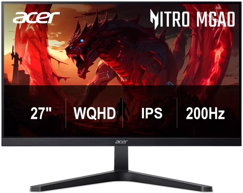 Acer Nitro 27" WQHD IPS Gaming Monitor, 200Hz