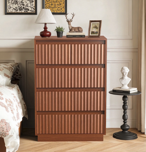 UPGO 42x28x16" 5-Drawer Fluted Dresser