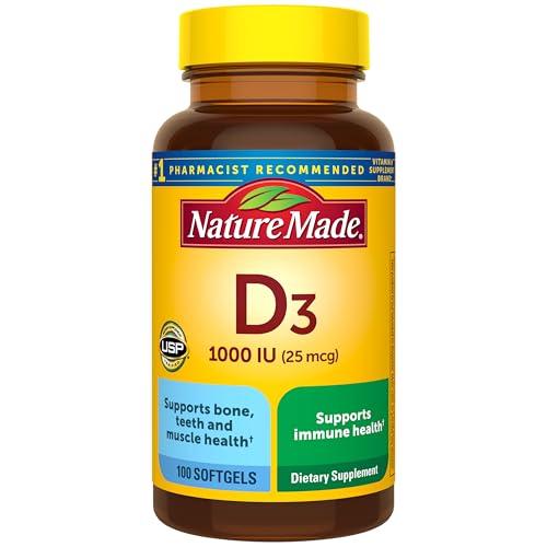 Nature Made Vitamin D3 1,000 IU Liquid Softgels 100-Count Deal