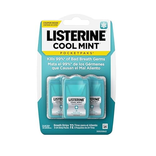 Listerine Cool Mint PocketPaks 24-Count (3-Pack) Deal