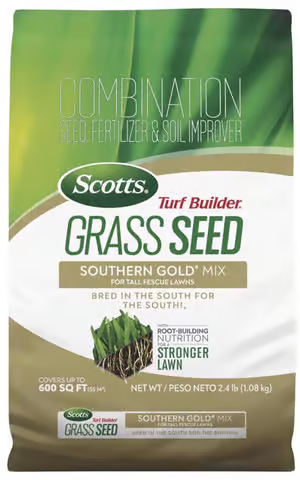 Scotts Turf Builder Mixed Sun or Shade Fertilizer/Seed/Soil Improver 2.4 lb Deal