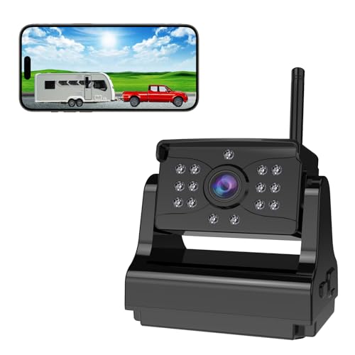Wireless Backup Camera Magnetic Rechargeable Rear View Deal