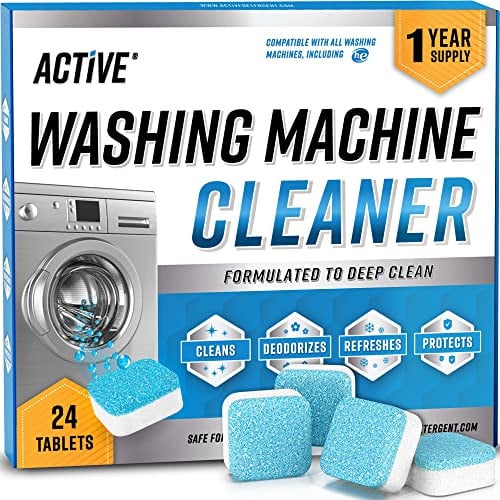 Active Washing Machine Cleaner Tablets 24-Pack