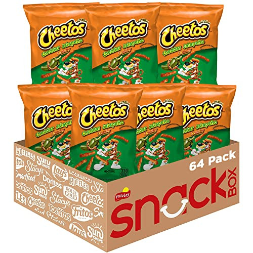 64-Count 2-Oz Cheetos Cheese Flavored Snacks (Cheddar Jalapeno, Crunchy)
