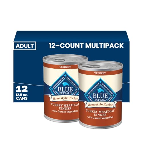 Blue Buffalo Homestyle Recipe Turkey Adult Wet Dog Food 12-Pack 12.5-Oz Deal