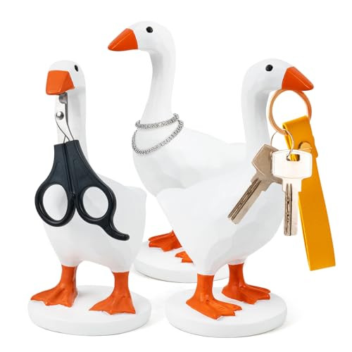 Magnetic Desk Goose Key Holder 7.5 Inch