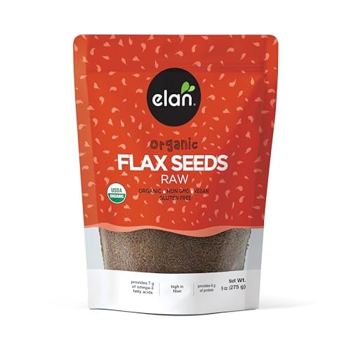 Elan Organic Whole Raw Flax Seeds 9-Oz Deal