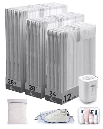 BAGSMART 15-Pack Travel Vacuum Storage Bags w/ Rechargeable Electric Pump Deal