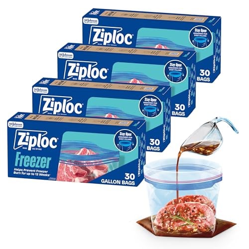 Ziploc Gallon Freezer Bags (120 Count)