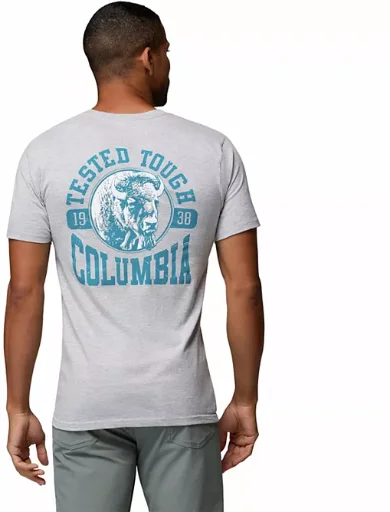 Columbia Men's Graphic Tee Charcoal Heather