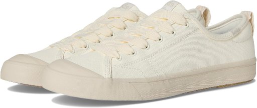 Keds Women's Cruise Slip On Shoes (Egret/Taupe Canvas)