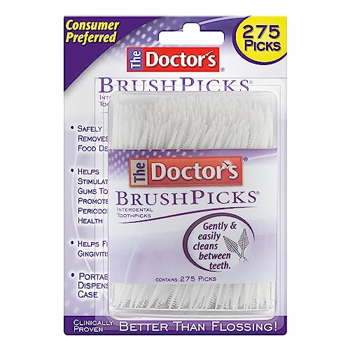 The Doctor's BrushPicks Interdental Brushes & Dental Picks 275 Count Deal