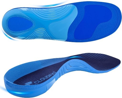 Cloudflo Plantar Fasciitis Shoe Insoles w/ High Arch Support Deal