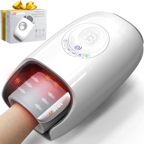 JZBRAIN Cordless Hand & Wrist Massager with Heat & Compression Deal