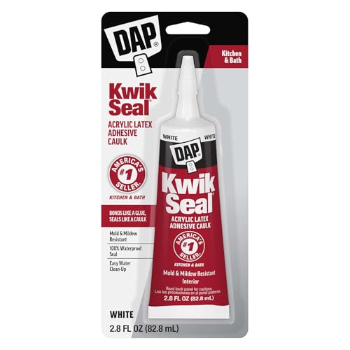DAP Kwik Seal Kitchen & Bath Adhesive Caulk 2.8-Oz (White) Deal