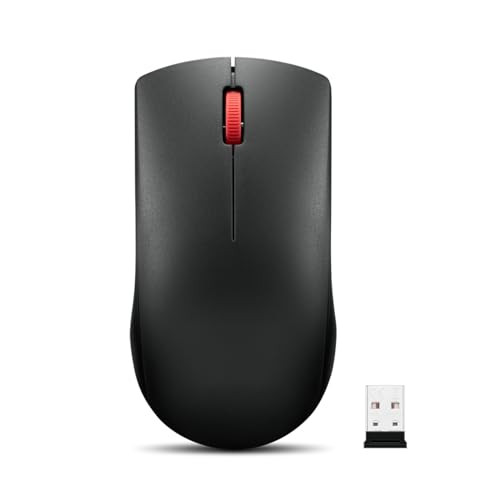 Lenovo Wireless Mouse 2.4G Nano USB-A Ambidextrous Ergonomic Mouse