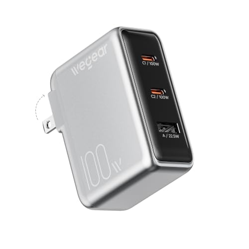 Wegear 100W GaN Slim USB-C Wall Charger