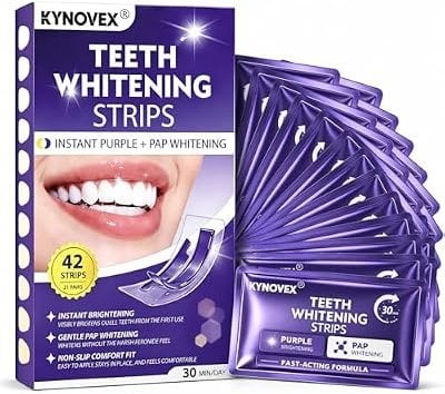 Purple Teeth Whitening Strips 21 Pairs Deal