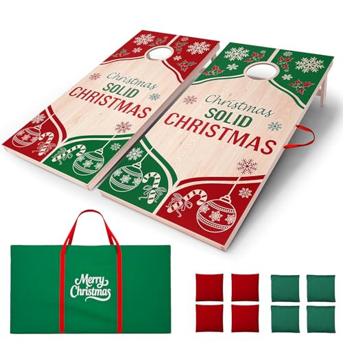 Christmas Cornhole Board Set