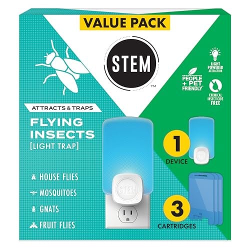 STEM Flying Insect Light Trap (1 Plug-in Device & 3 Cartridges) Deal