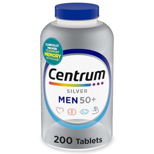 Centrum Silver Men's 50+ Multivitamin Tablets 200-Count Deal