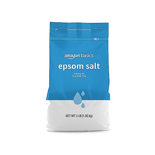Amazon Basics Epsom Salt Soak, Unscented, 3 Pound Deal
